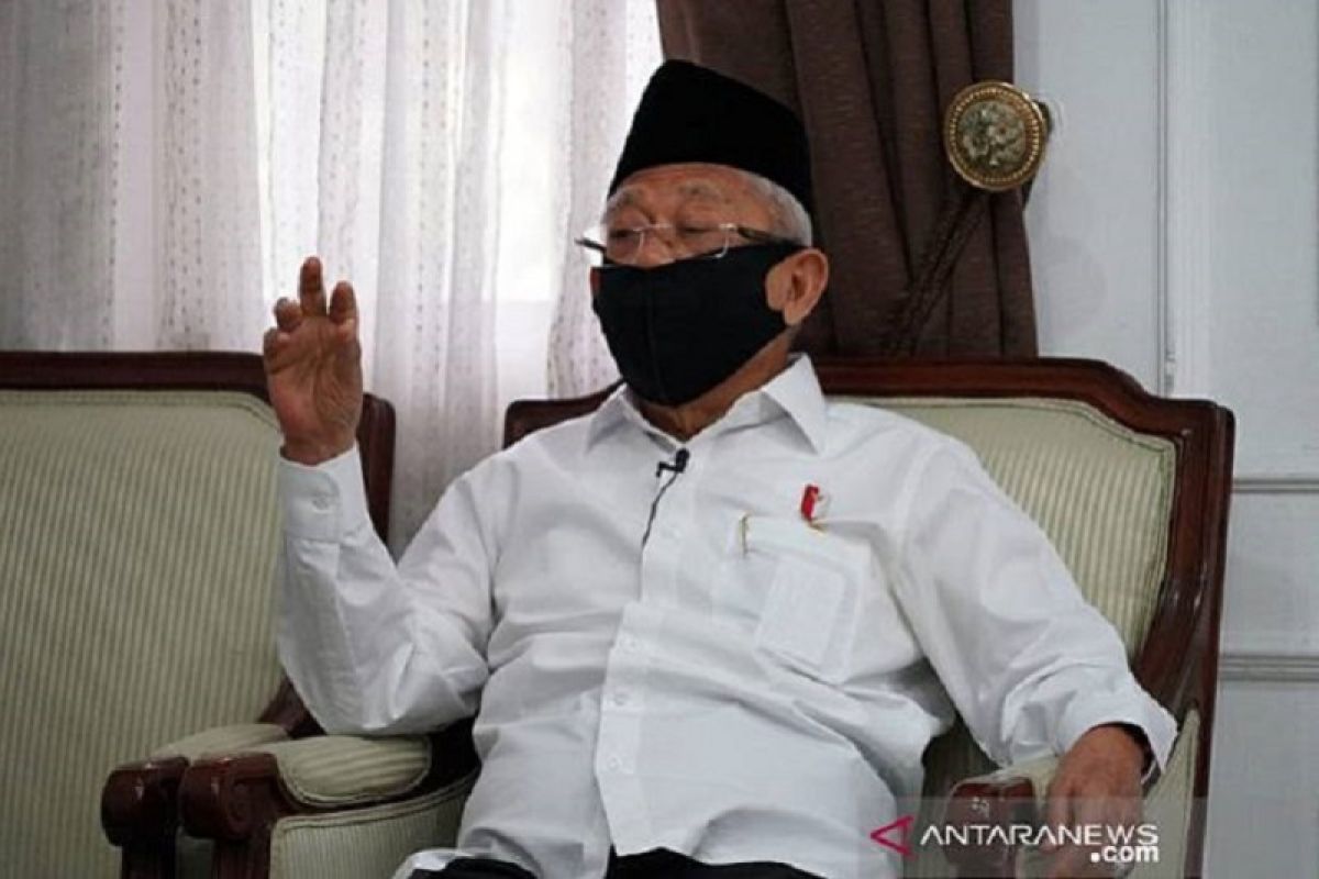 Wakil Presiden Ma'ruf Amin sebut tantangan normal baru lebih berat dibanding PSBB