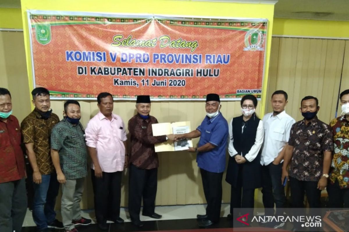 Pemkab Indragiri Hulu terima kunjungan Komisi V DPRD Riau