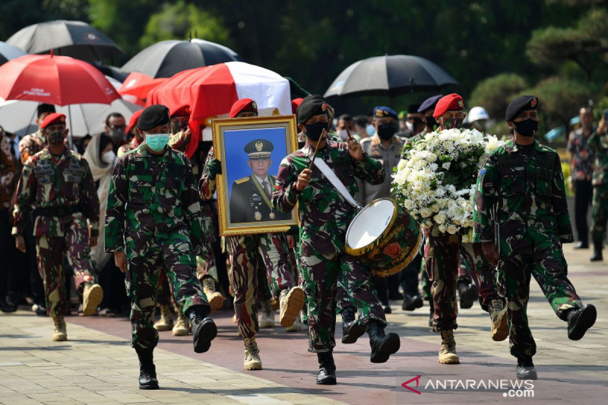 Peristirahatan terakhir mantan Kasad yang sederhana