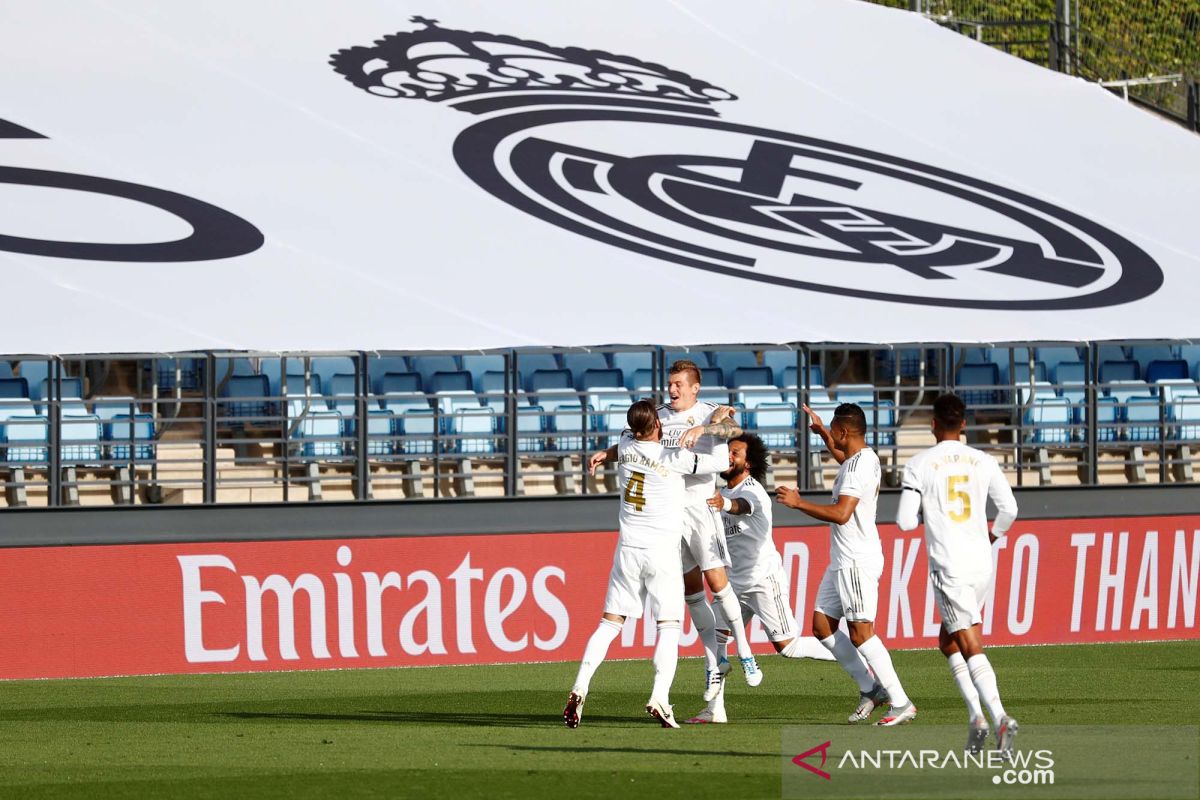 Madrid gilas Eibar dengan skor 3-1