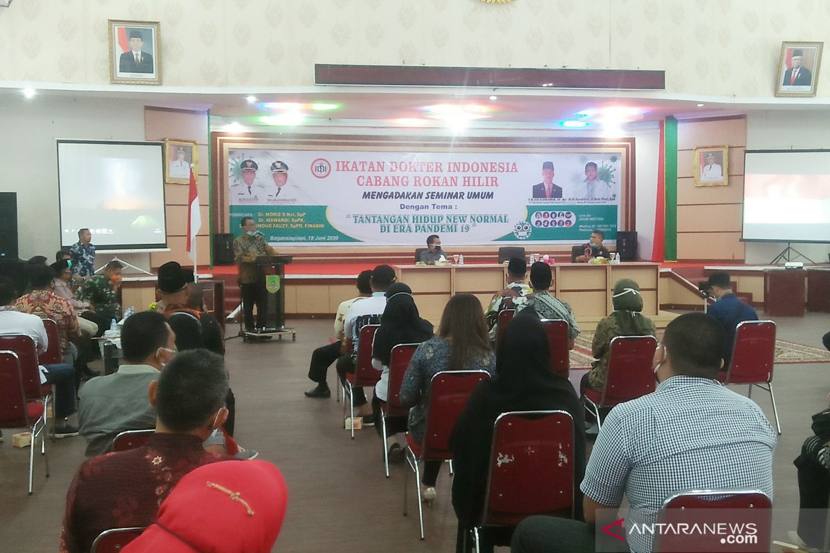 IDI Rohil gelar seminar umum "Tantangan Hidup New Normal di Era Pandemi 19"