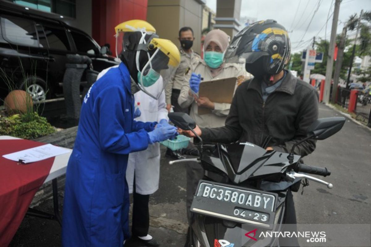 Update 19 Juni: Dua kabupaten kembali ke zona kuning, kasus positif COVID-19 di Sumsel hari ini bertambah 84 orang