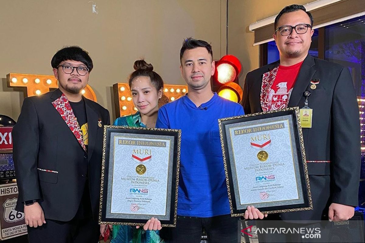 RANS Entertainment milik Raffi Ahmad raih rekor MURI