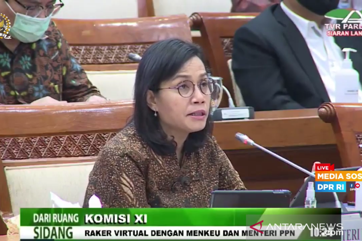 Sri Mulyani sebutkan biaya penanganan COVID-19 setara 4,2 persen dari PDB