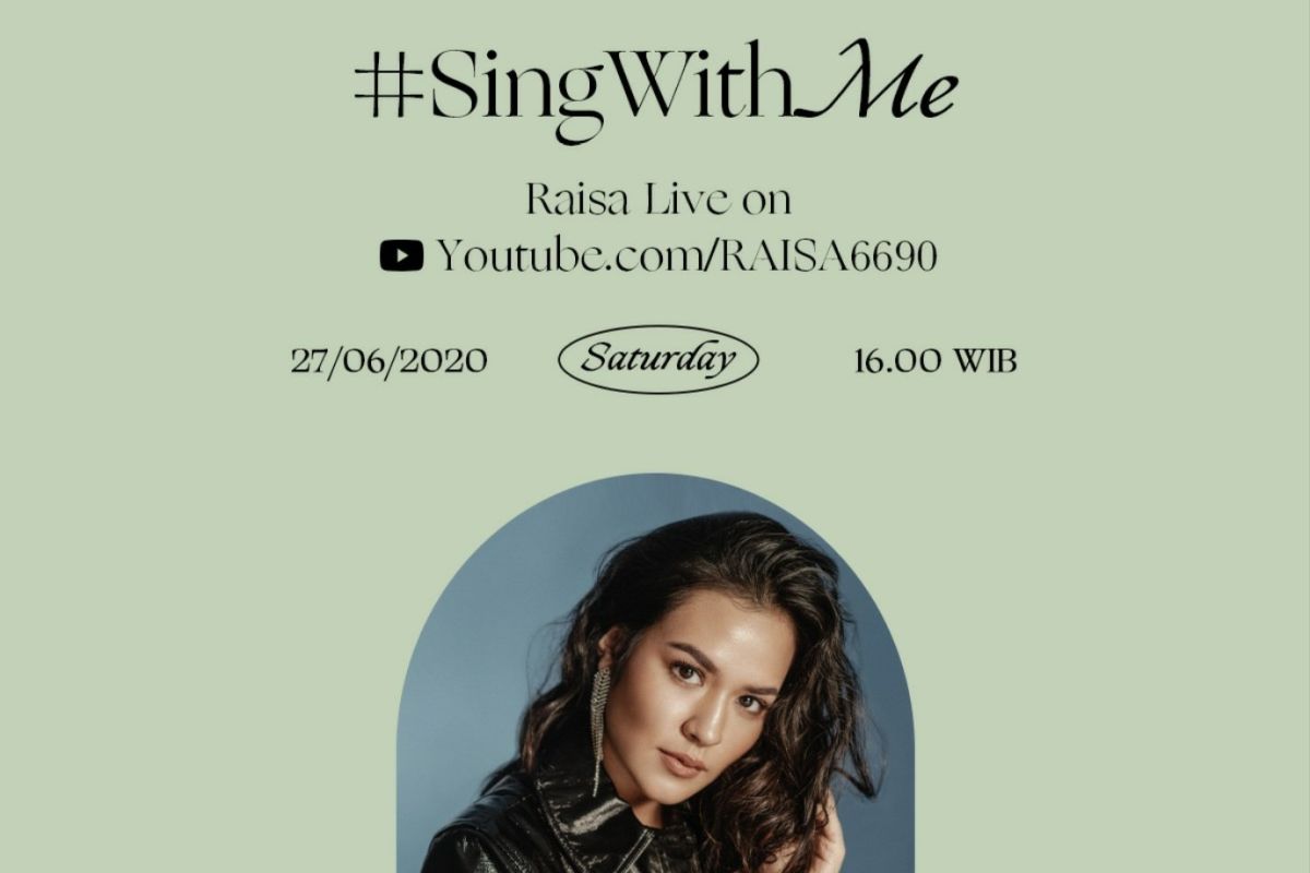 Raisa ajak "fans" terlibat di konser virtual "Sing With Me"