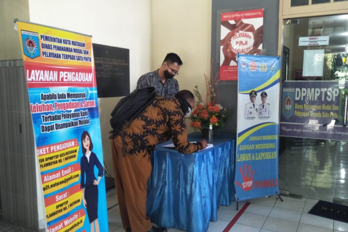 Dinas Penanaman Modal Mataram mulai membuka pelayanan tatap muka