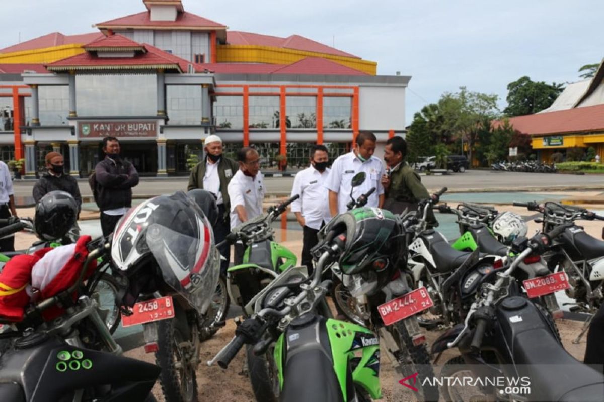 Pemkab Indragiri Hulu data aset sepeda motor trail