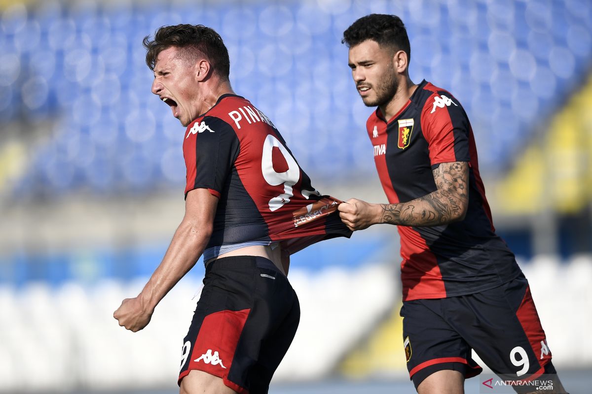 Genoa bangkit dari tertinggal dua gol untuk imbangi Brescia