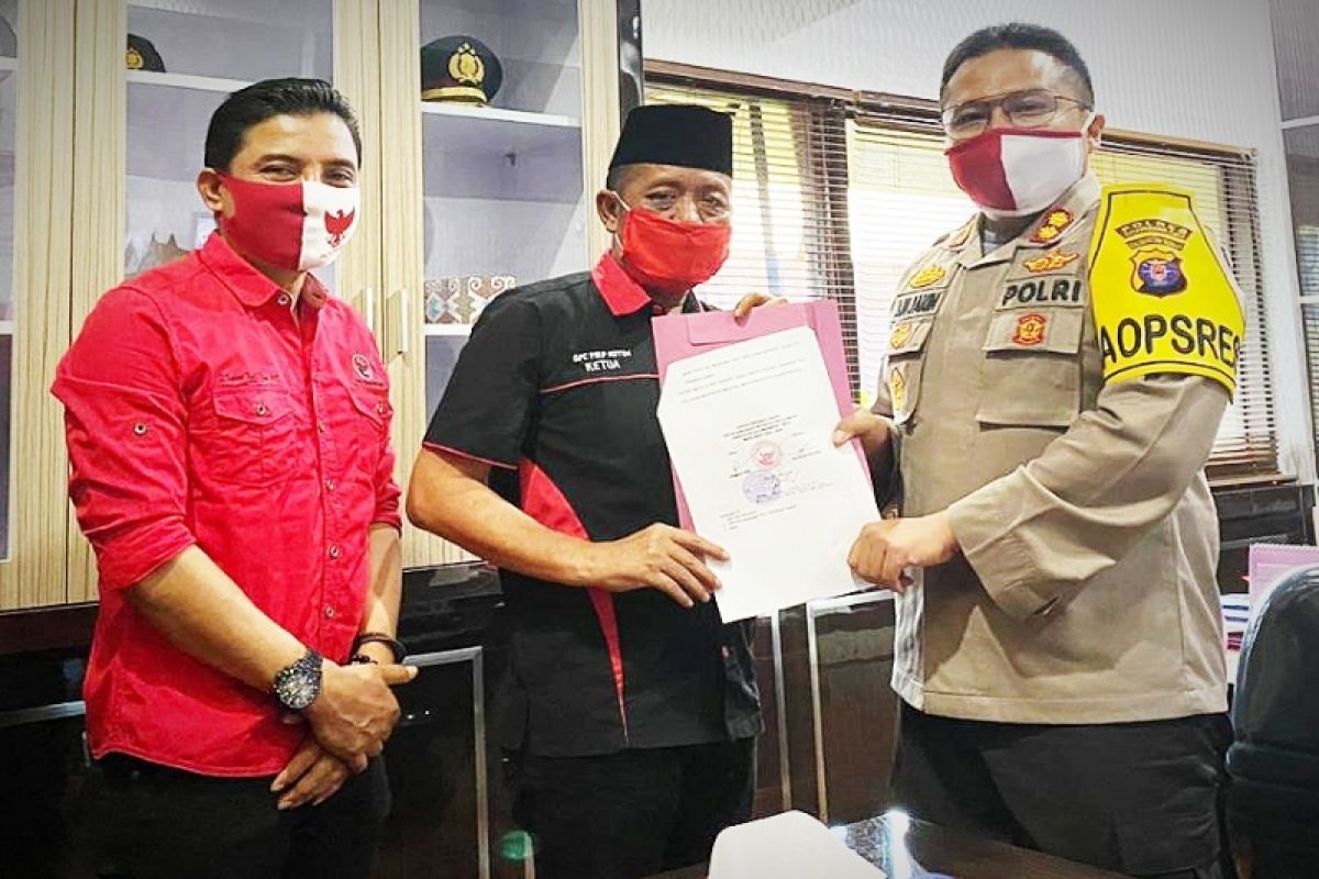 PDIP Kotim turut laporkan dan kawal kasus pembakaran bendera