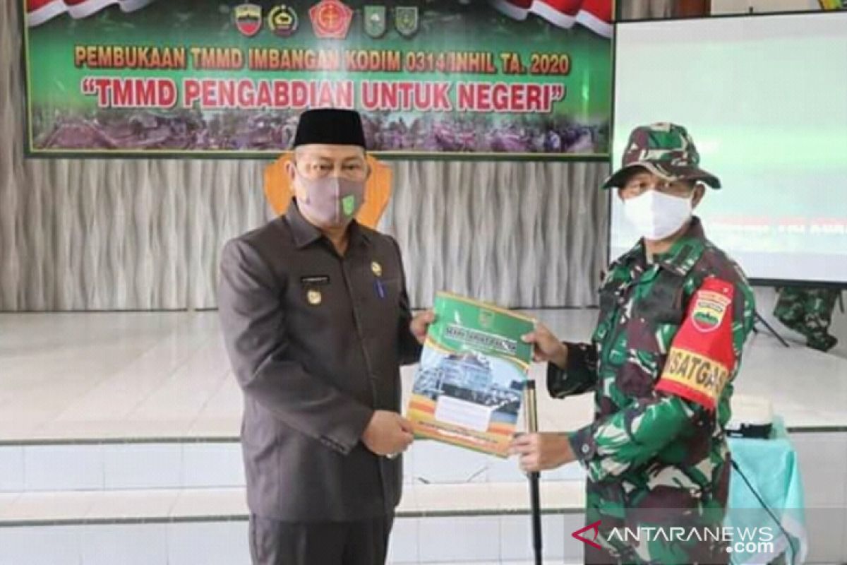 Wakil Bupati Inhil buka program TMMD Imbangan Tahun 2020