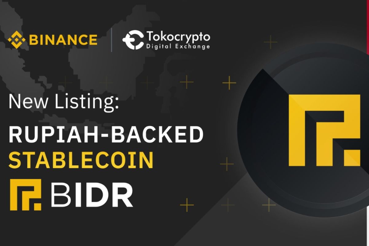 Tokocrypto dan Binance resmi jual "stablecoin" yang berbasis rupiah