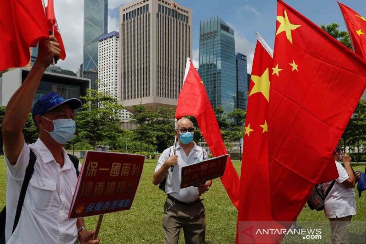 Hong Kong peringati hari jadi ke 23 dengan pemberlakuan UU keamanan nasional