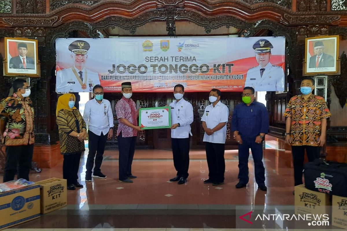 132 desa di Kudus terima  bantuan "Jogo Tonggo KIT" dari Pemprov Jateng