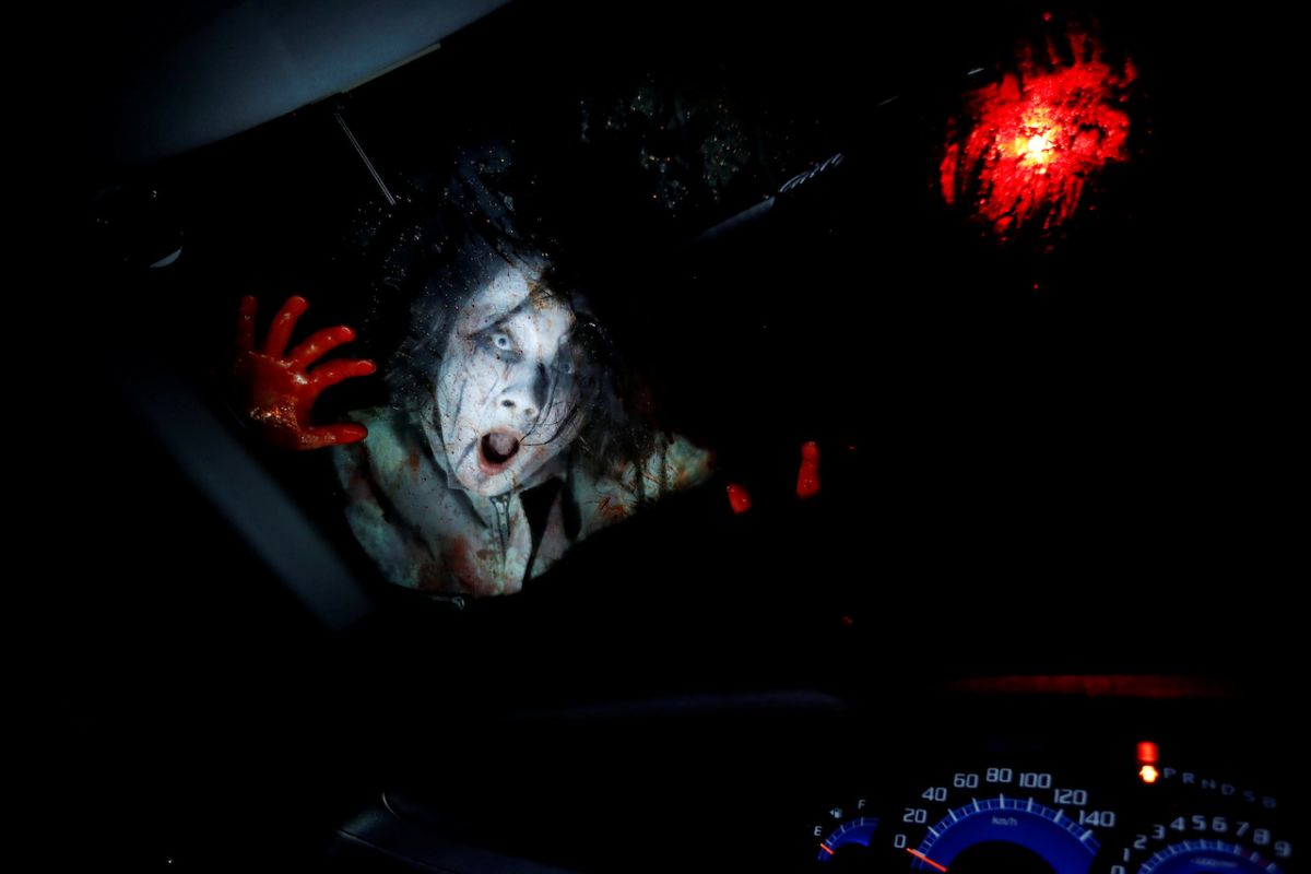 Jepang punya rumah hantu dengan konsep "drive-in"