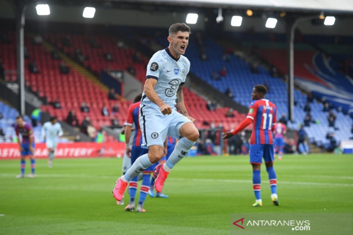 Chelsea lompat ke tiga besar klasemen, tekuk Crystal Palace 3-2