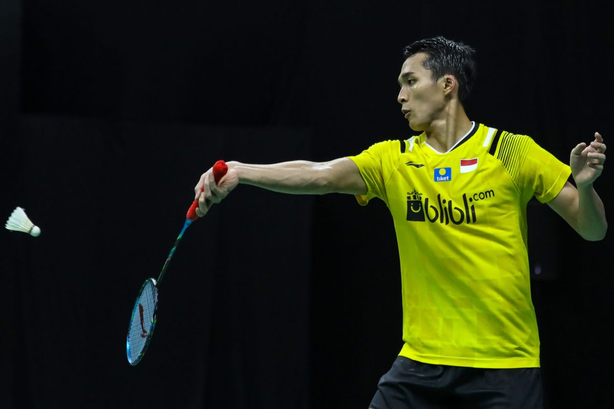 Jonatan jadi tunggal putra pertama lolos ke babak kedua Thailand Open 2021