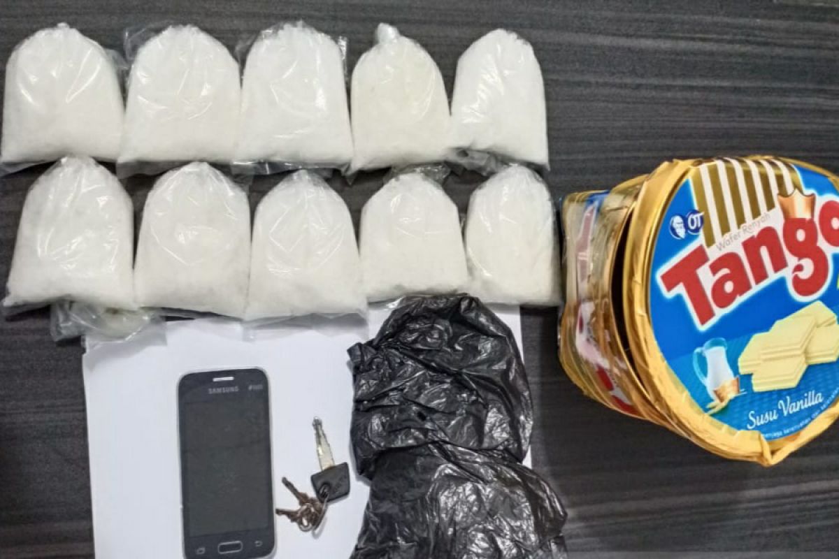 Pasokan 1 kilogram sabu-sabu asal Balikpapan digagalkan BNNP Kalsel