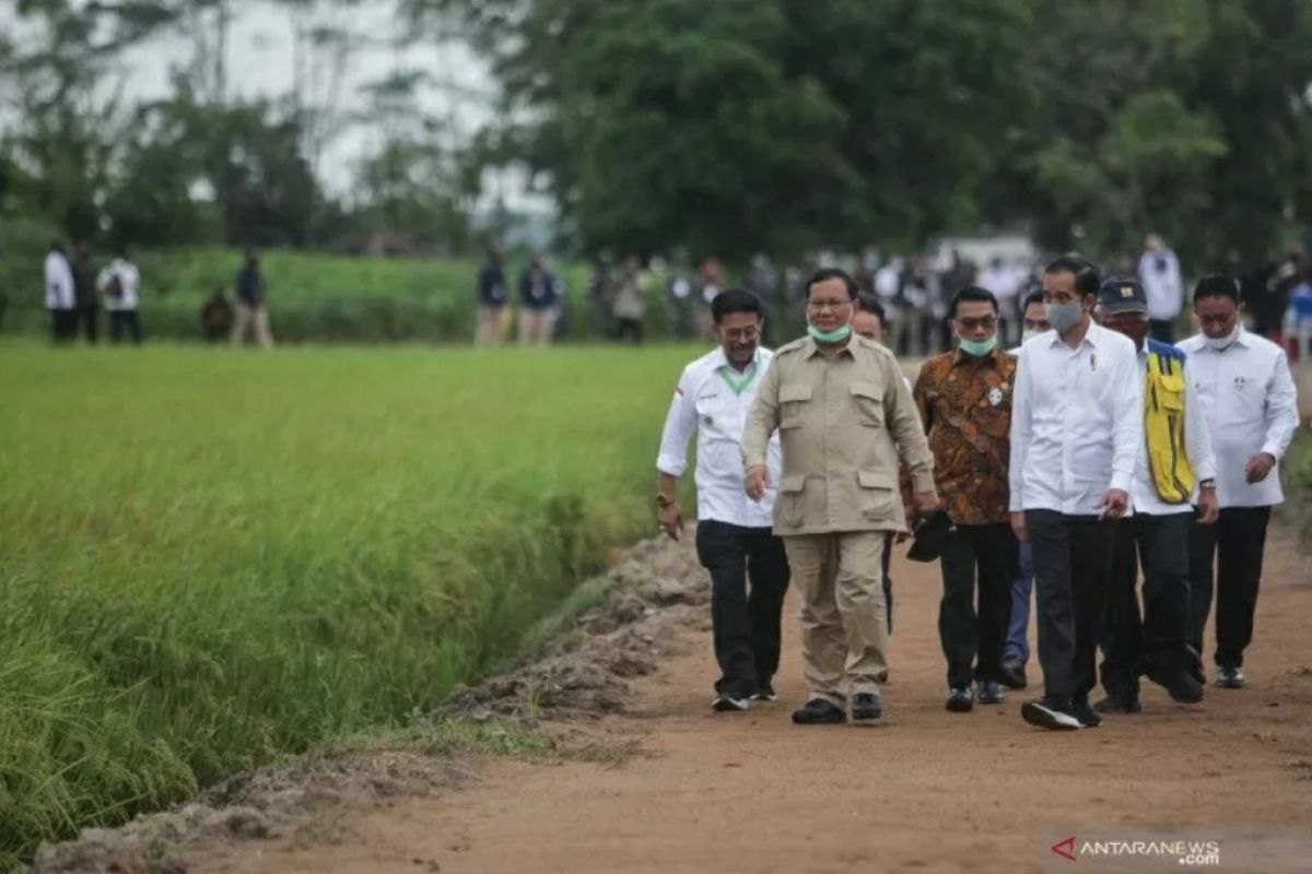 Presiden jelaskan alasan tunjuk Menhan pimpin ketahanan pangan