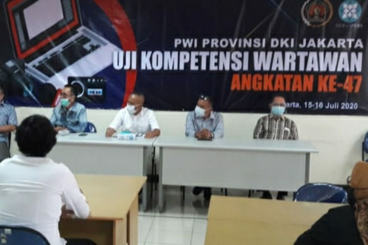 Terapkan protokol kesehatan, Uji Kompetensi Wartawan PWI ke-47