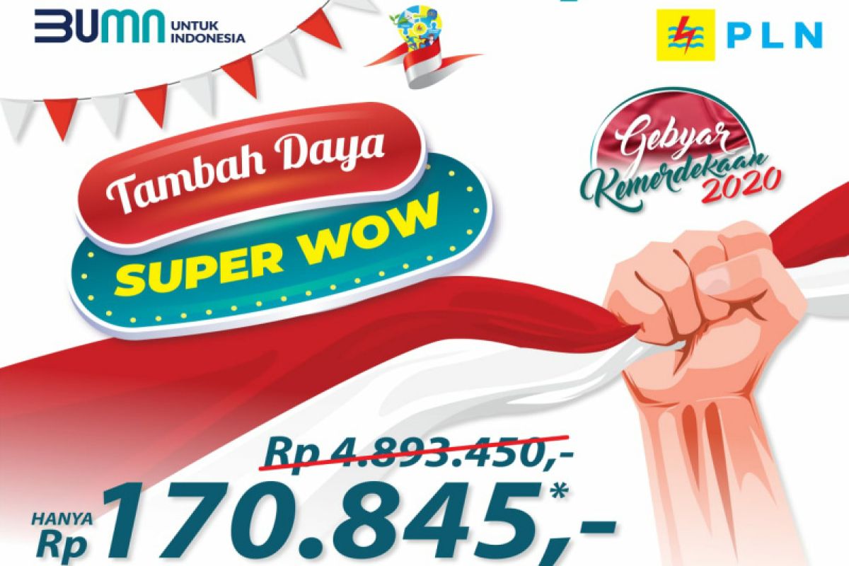 PLN beri diskon tambah daya Super Wow.