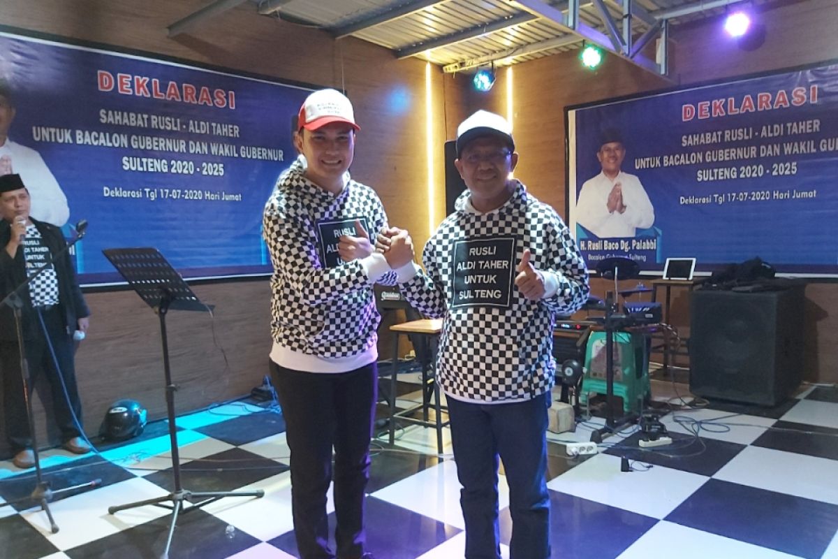 Wagub Sulteng menggandeng artis Aldi Taher maju Pilkada Sulteng2020