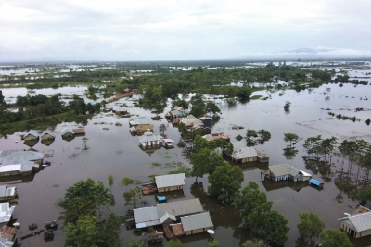 BPBD sebut Jumlah pengungsi banjir Konawe menjadi 4.422 jiwa