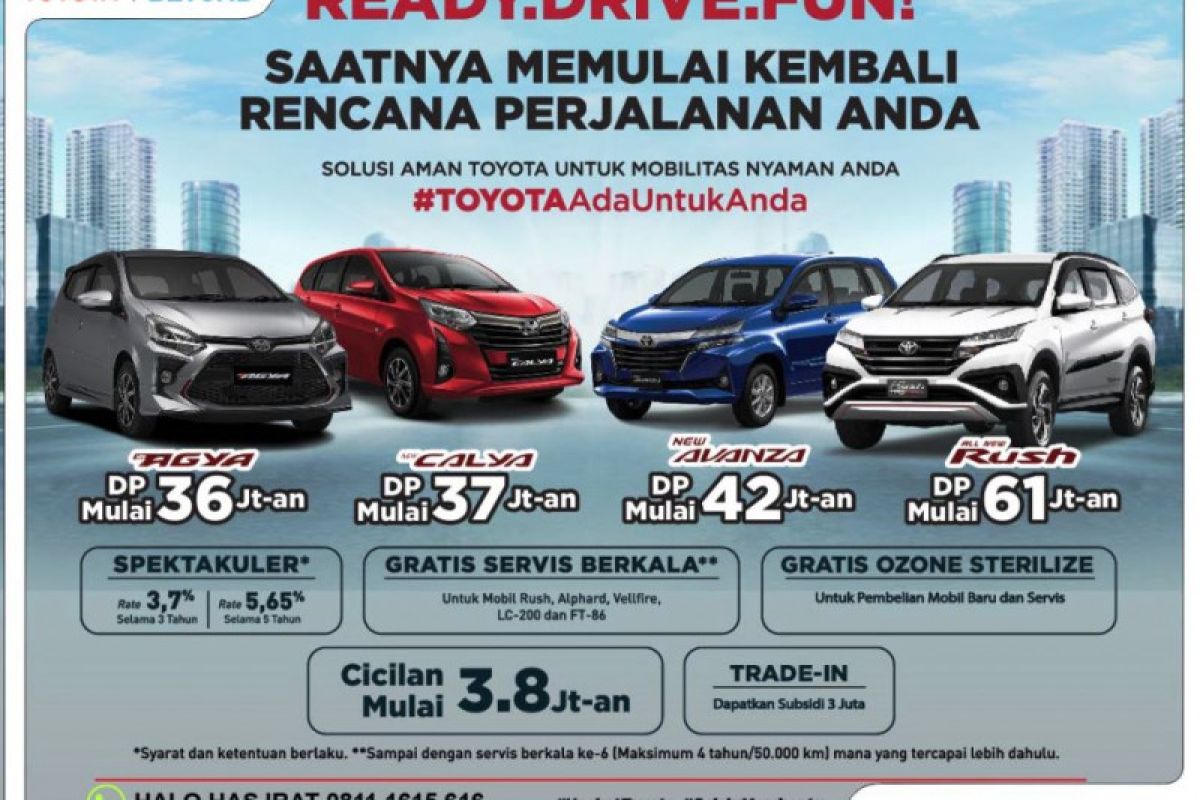 Online Sales Gathering Hasjrat Toyota berikan puluhan hadiah langsung dan zoomba bersama