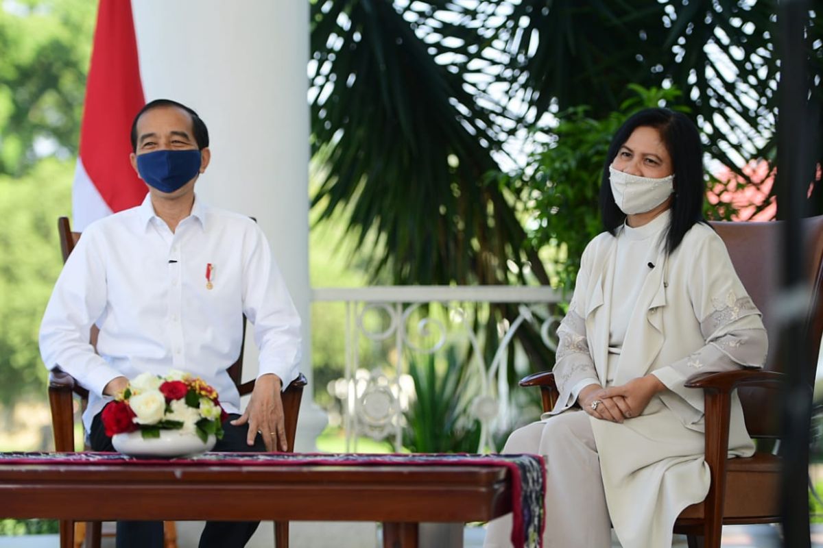 Presiden dan Ibu Negara Iriana Jokowi minta anak-anak terapkan protokol kesehatan