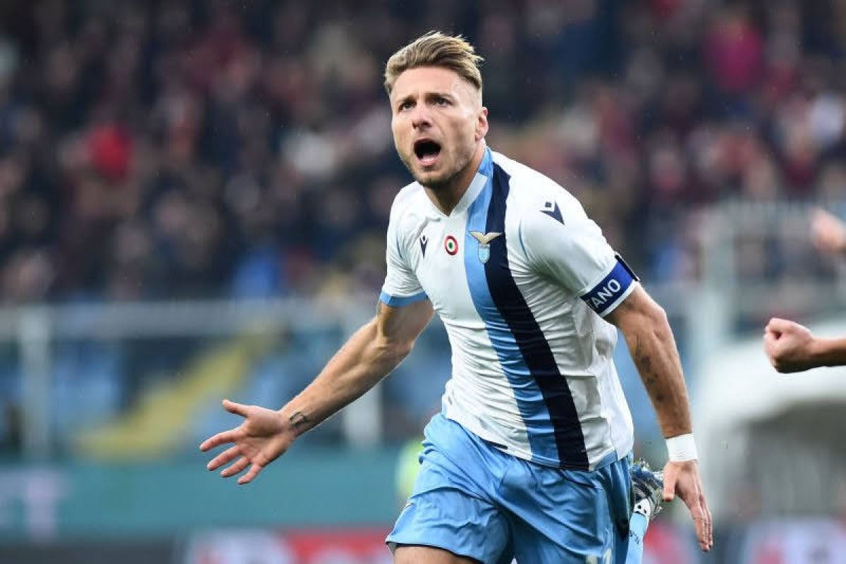 Tiga gol Immobile antar Lasio kemenangan 5-1 atas Verona