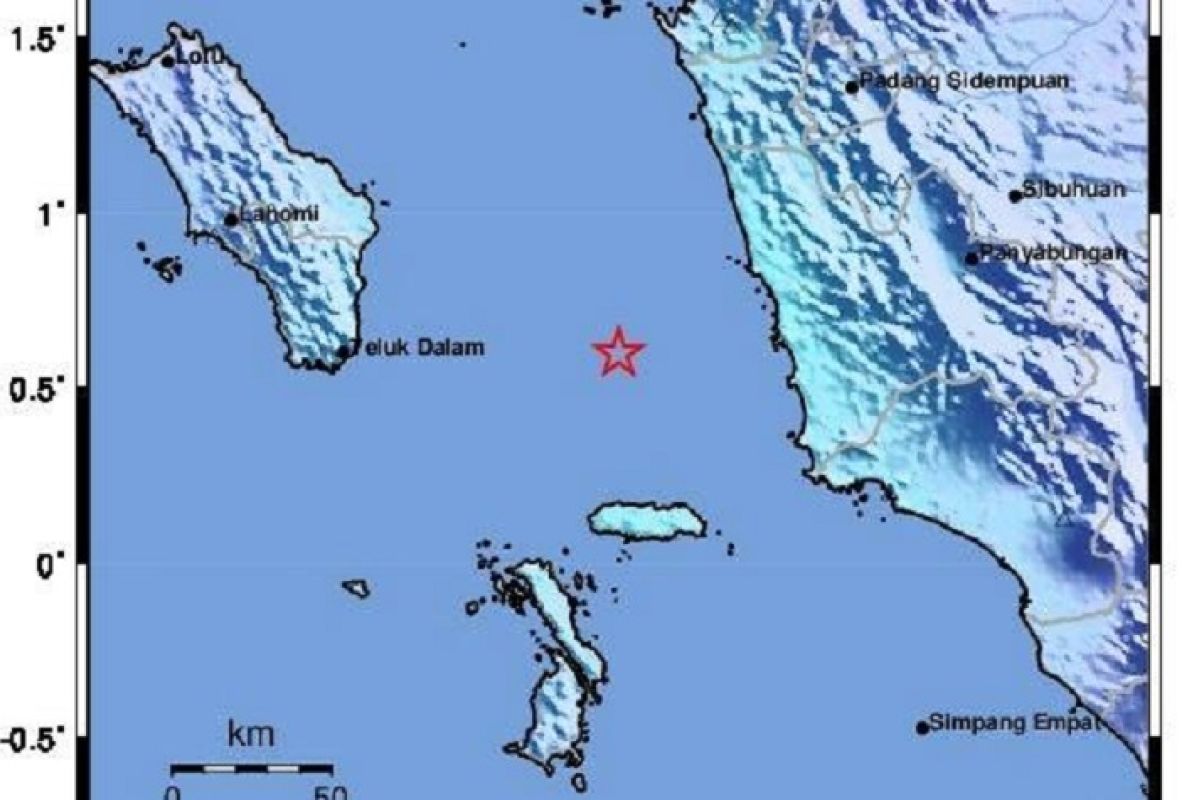 Gempa landa Nias Selatan, tak bepotensi tsunami