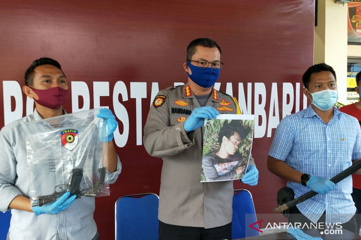 Polisi tembak mati bandit bersamurai di Pekanbaru