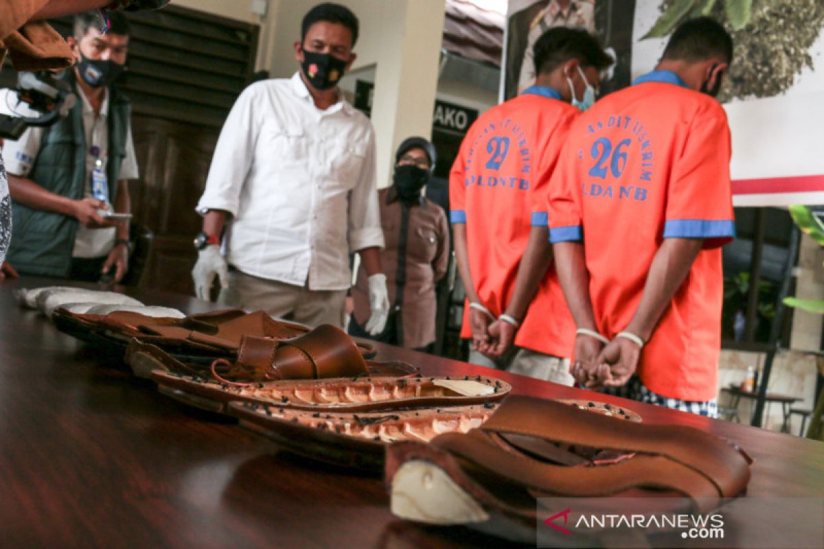 Modus penyelundupan satu kilogram sabu dalam sandal dari Aceh ke NTB berhasil diungkap