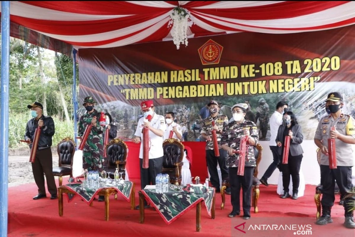 TMMD dorong kesejahteraan masyarakat Minahasa