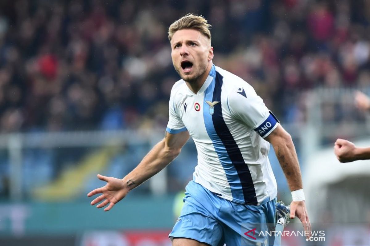 Immobile jadi  top skor Liga Italia Serie A samai rekor gol Higuain