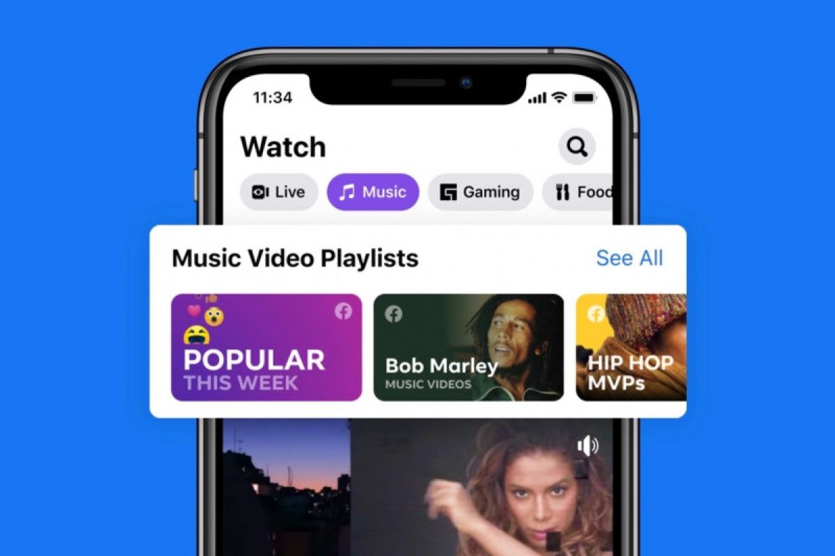 Saingi Youtube, Facebook tambah fitur video musik