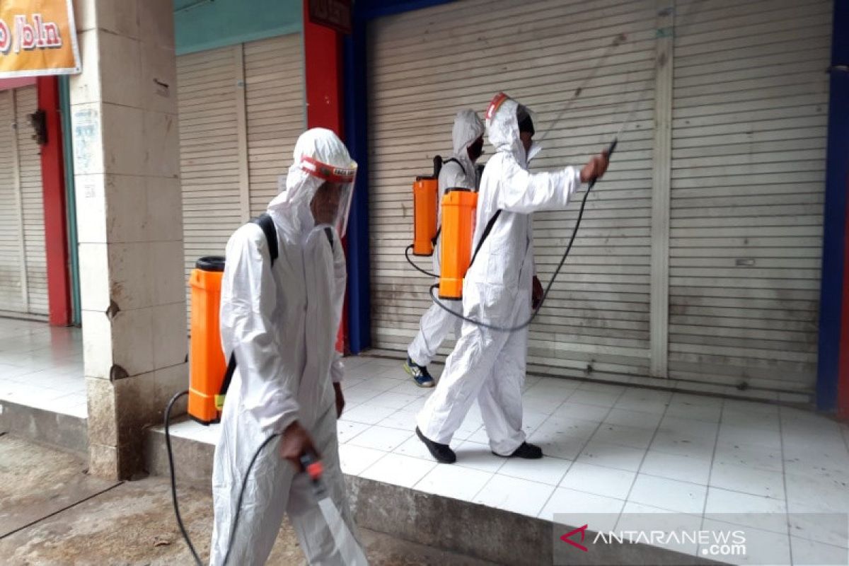 Seorang pedagang positif COVID-19, Pasar Sunggingan Boyolali disterilkan