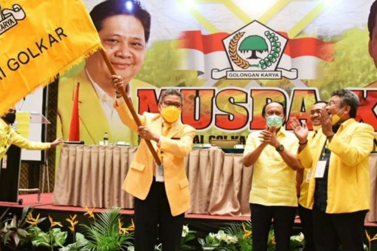 Taufan Pawe terpilih aklamasi Ketua DPD  Golkar Sulsel