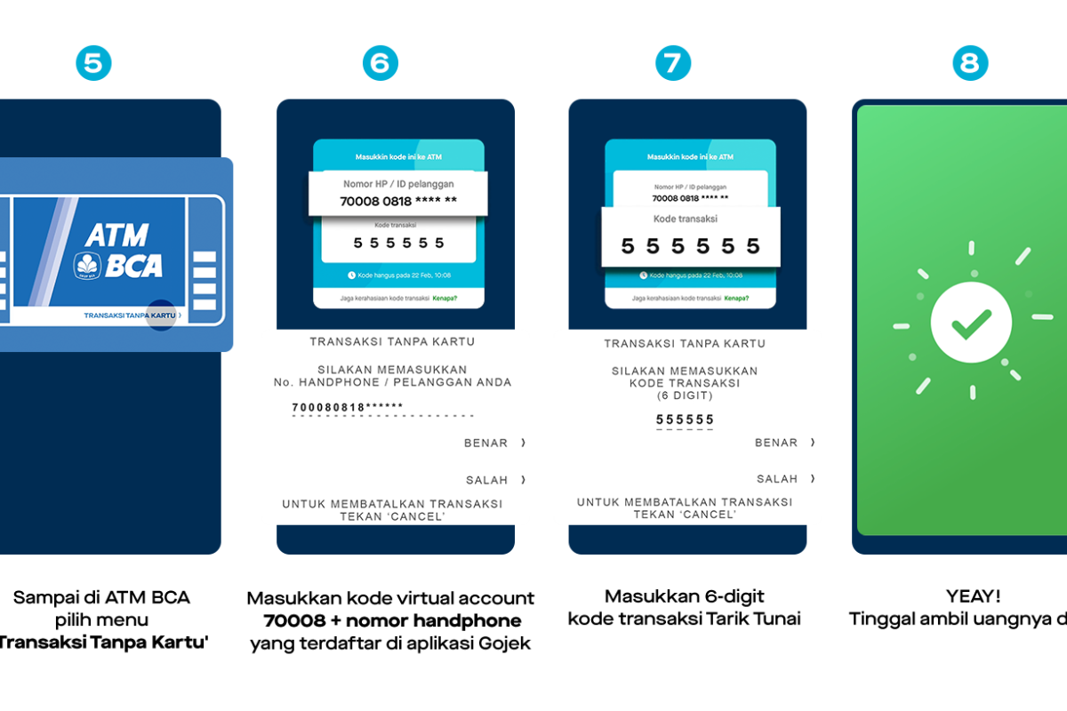 GoPay luncurkan fitur tarik tunai di ATM BCA