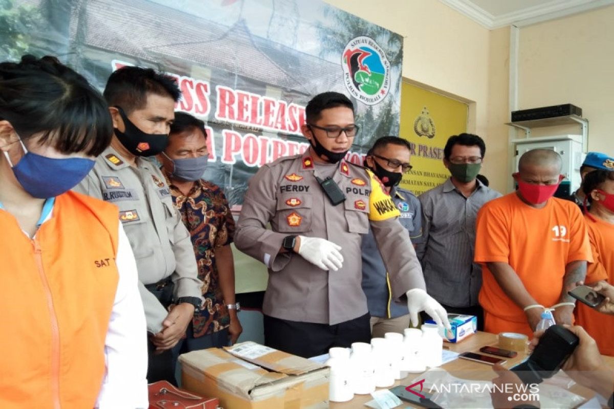 Polres Boyolali periksa empat orang terlibat kasus narkoba