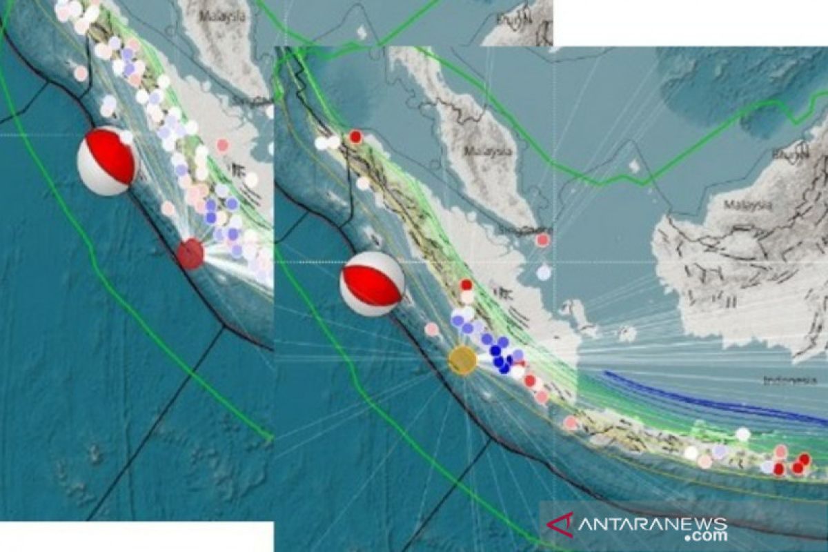 Gempa kembar Bengkulu terjadi di Segmen Megathrust Mentawai-Pagai, berikut pemicunya