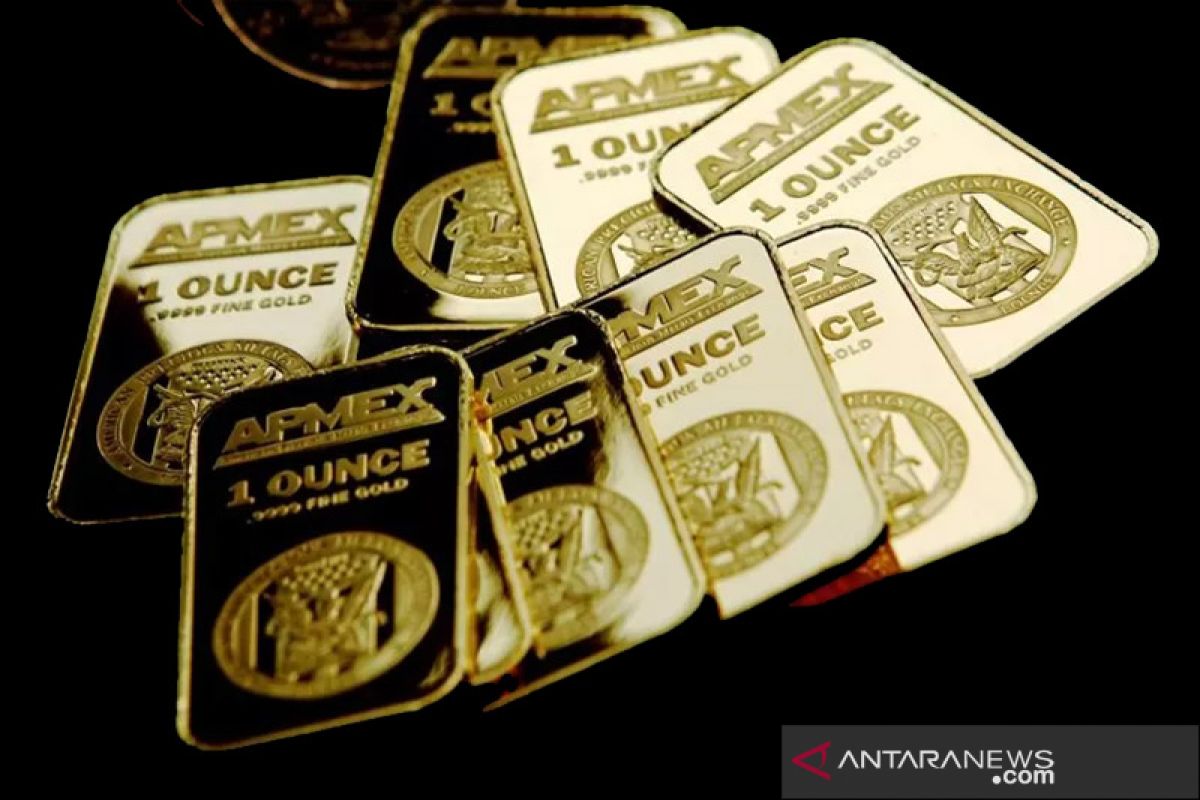 Harga emas anjlok 19,9 dolar AS