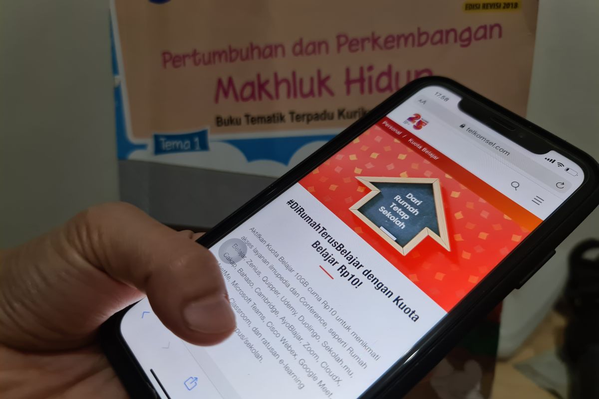 Telkomsel sediakan paket kuota belajar 10GB hanya Rp10