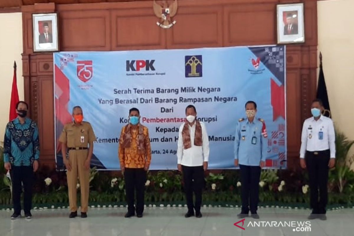 KPK serahkan tanah rampasan kasus korupsi Djoko Susilo kepada Kemenkumham