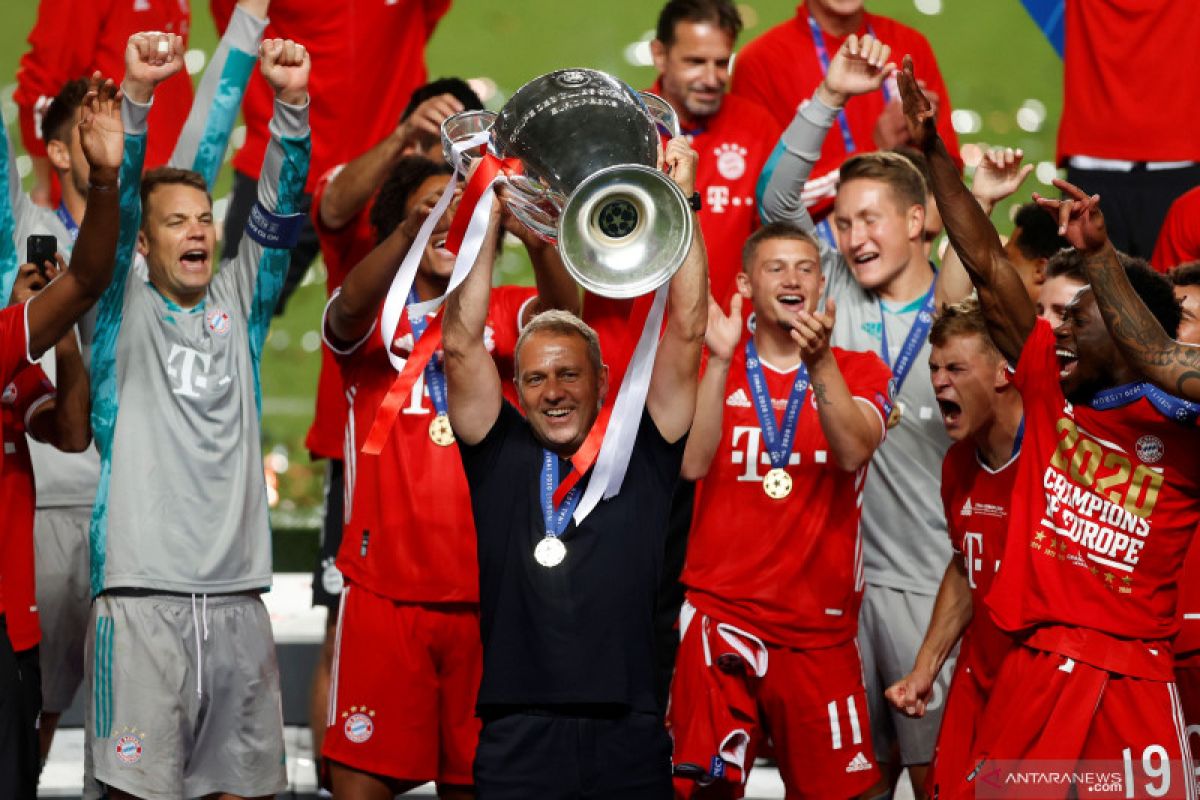 Klopp puji keberhasilan Flick ukir treble bersama Bayern Munich