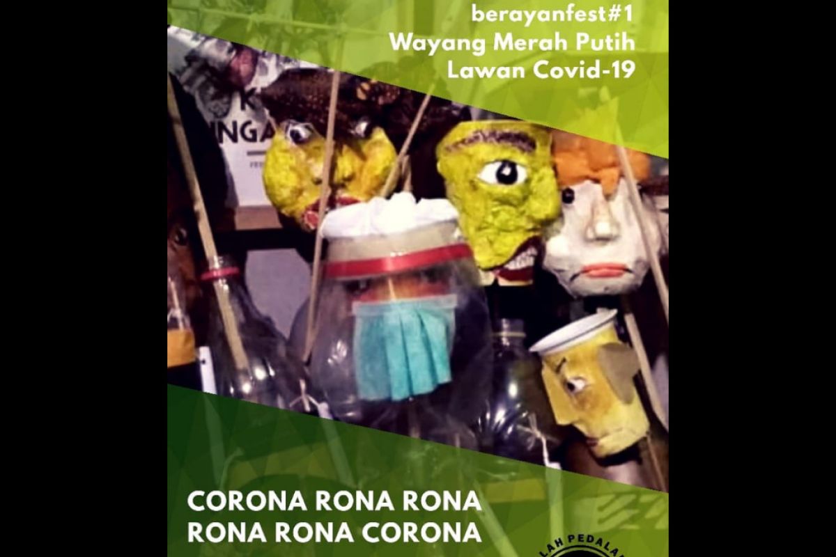 "Corona oh corona" via pentas virtual Wayang Botol