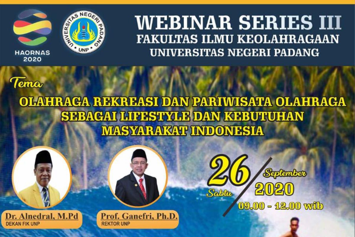 FIK UNP rencanakan gelar webinar nasional series III, terbuka untuk umum