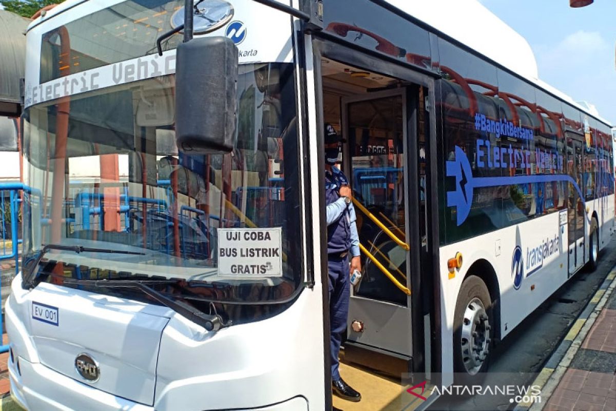 TransJakarta-Bakrie puas atas hasil uji coba bus listrik