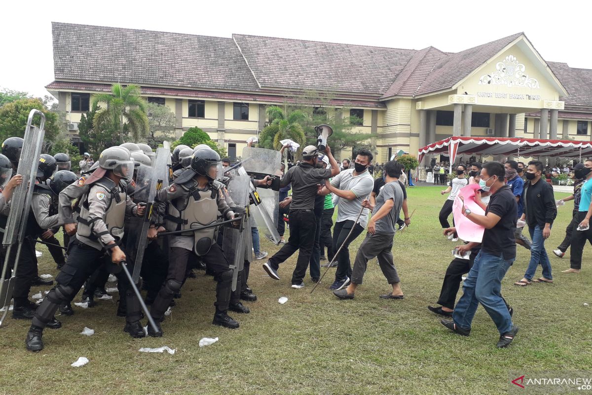 Polres Inhu gelar simulasi amankan pilkada