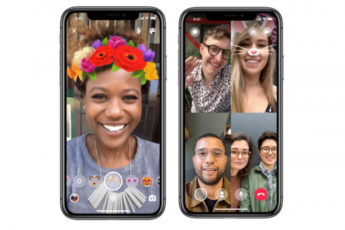 Kini filter AR kreator hadir di Messenger dan portal Facebook