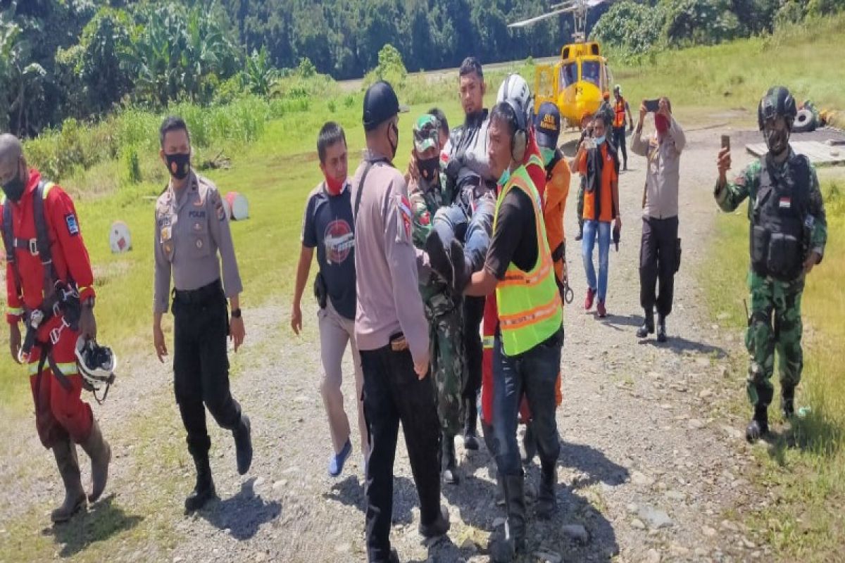 Kapolres AKBP Sonny: Tiga kru helikopter PT NUH dirawat di RSUD Nabire